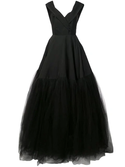 Christian Siriano Off In Black