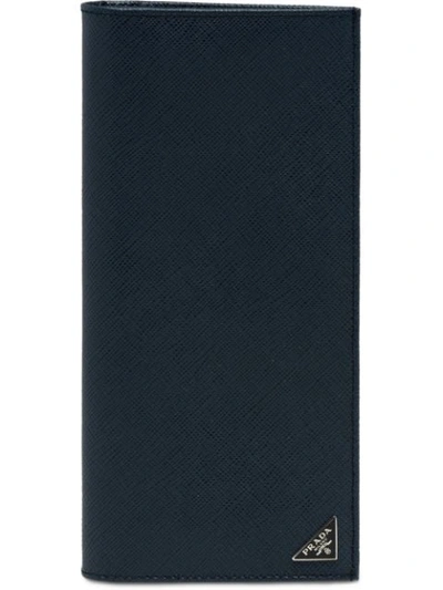 Prada Document Holder In Blue