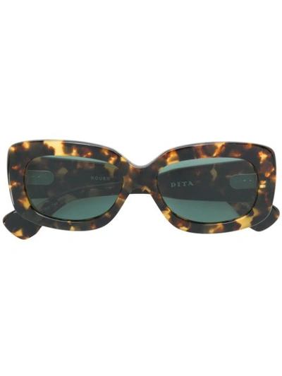 Dita Eyewear Rouen Sunglasses In Brown