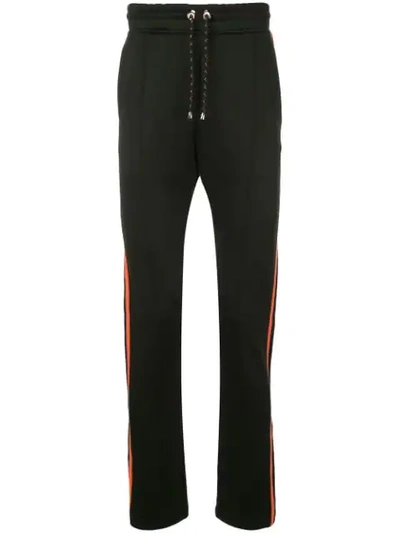 Selfmade By Gianfranco Villegas Side Stripe Joggers In Black