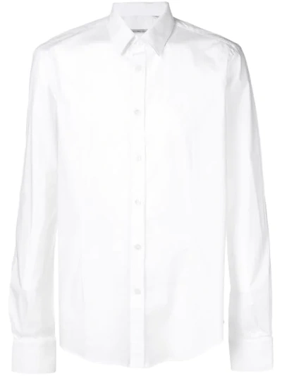 Daniele Alessandrini Long-sleeve Fitted Shirt - White