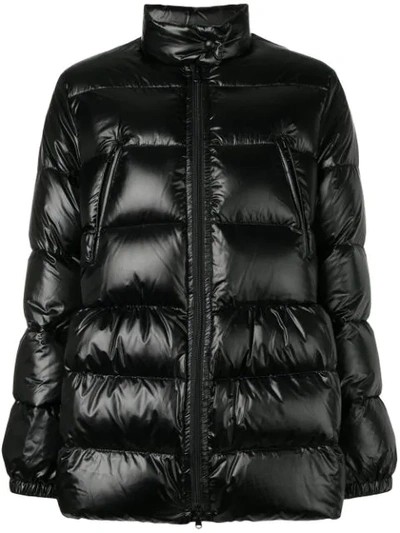 Red Valentino Puffer Jacket In Black