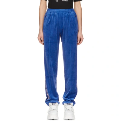 Opening Ceremony Torch Stretch-velour Track Pants In 4204 Pacifi