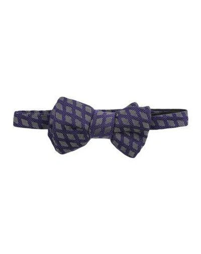 Tom Ford Bow Tie In Dark Purple