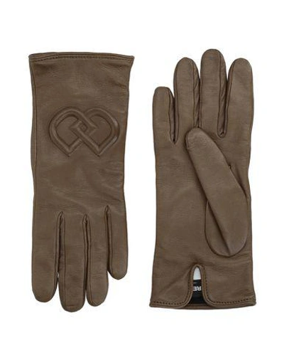 Dsquared2 Gloves In Cocoa