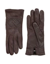 Dsquared2 Gloves In Dark Brown