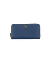 Prada Wallet In Dark Blue