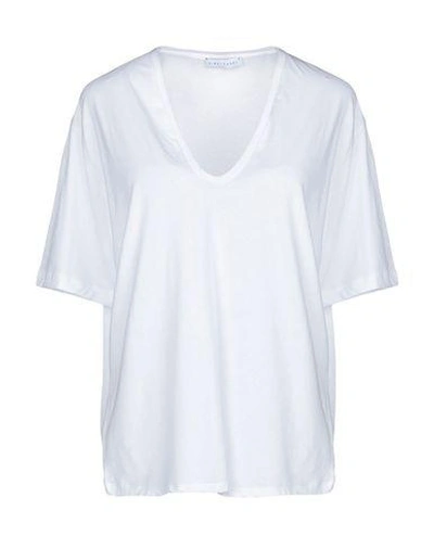 Sibel Saral Wide Neck T-shirt In White