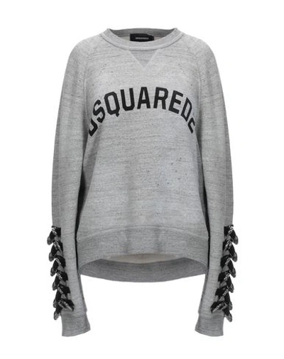 Dsquared2 Sweatshirt In Light Grey