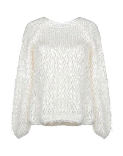 The Row Sweater In Ivory