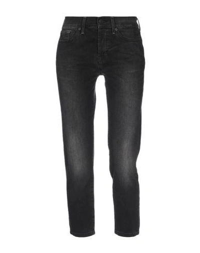 7 For All Mankind 牛仔裤 In Black