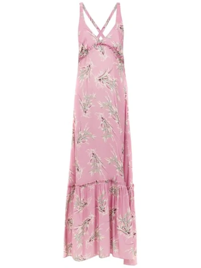 Clube Bossa Halterneck Demuze Dress In Pink