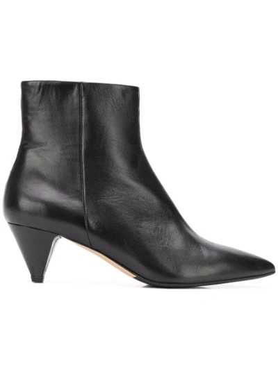The Seller Pointed Ankle Boots - Black