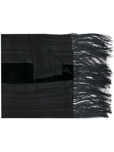 Zeus + Dione Long Scarf In Black