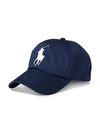 Ralph Lauren Big Pony Chino Baseball Cap In Navy