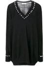 Givenchy Pullover Mit Kunstperlen In Black