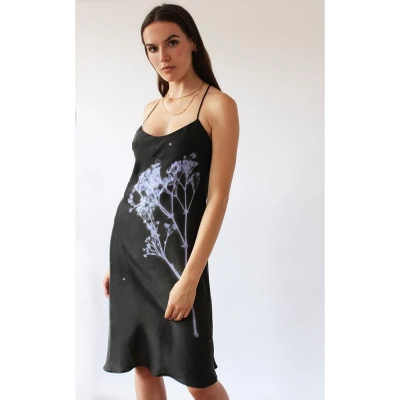 Florence Bridge Sissy Slip Dress - Gypsophila Print In Multi