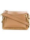Chloé Roy Small Gusset Bag In Neutrals