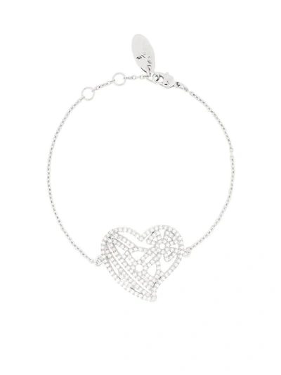 Vivienne Westwood Guiseppa Chain Bracelet In Silver