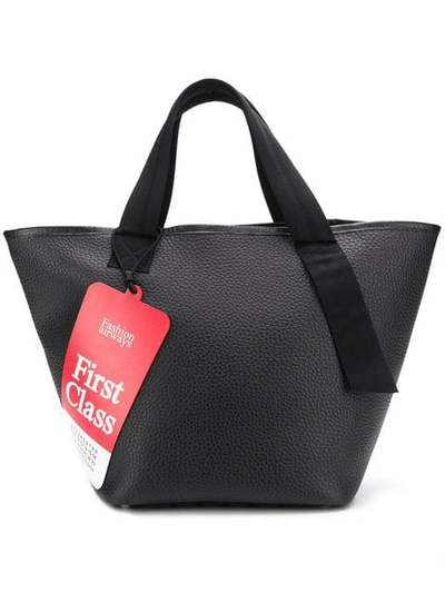 Maison Margiela First Class Tag Tote - Black