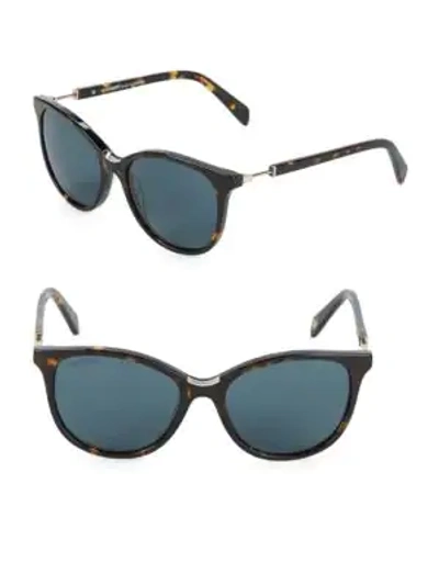 Balmain 55mm Butterfly Sunglasses In Tortoise