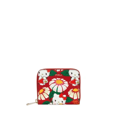 Furla Kitty S Zip Around Toni Ruby In Multi