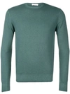 Cruciani Long-sleeve Fitted Sweater - Green