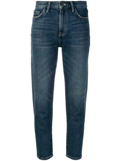 Current Elliott Cropped Jeans In Blue