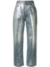Pt05 Glitter Boyfriend Jeans - Blue
