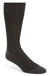 Pantherella 'vintage Collection - Blenheim' Merino Wool Blend Socks In New Dark Grey Mix