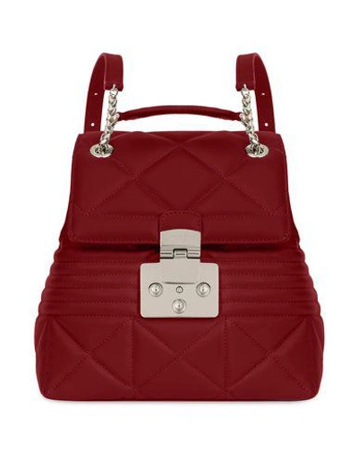 Furla Backpack & Fanny Pack In Maroon