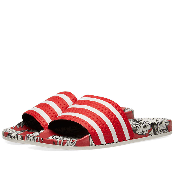 adidas adilette multi print slide sandal