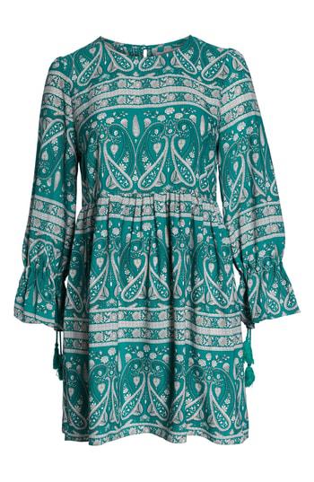 paisley smock dress