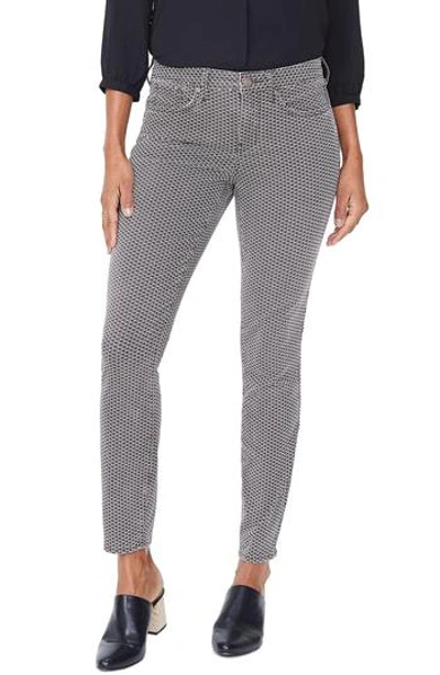 Nydj Ami Skinny Jean In Heritage Lattice Coffee Bean