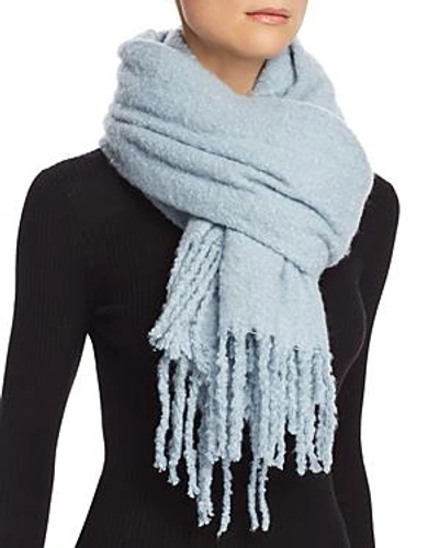Aqua Brushed Boucle Wrap - 100% Exclusive In Blue