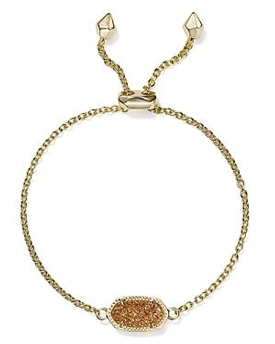 Kendra Scott Elaina Drusy Bracelet In Gold/sand