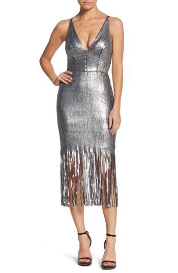 dress the population frankie sequin dress
