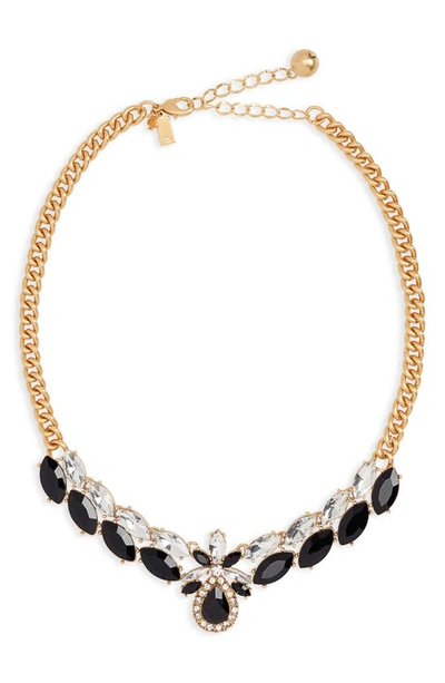 Kate Spade Bib Statement Necklace In Black Multi