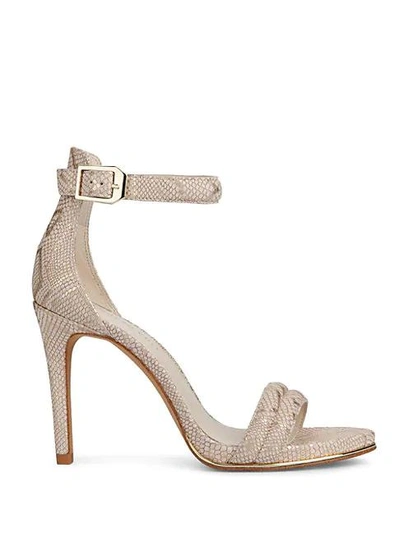 Kenneth Cole Brooke Leather Dress Sandals In Natural