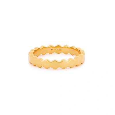 Missoma Rhea Convex 18kt Gold Vermeil Ring