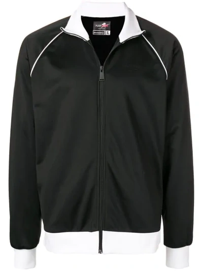 Plein Sport Brand Embossed Logo Jacket - Black