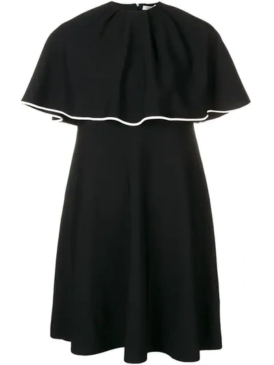 Valentino Cape Dress In Black | ModeSens