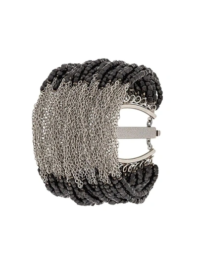Marc Le Bihan Chain Embellished Bracelet - Black