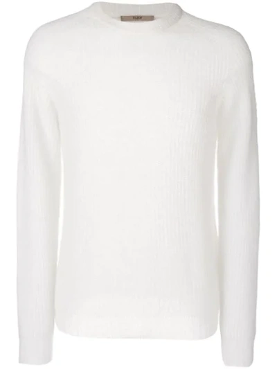 Nuur Perfectly Fitted Jumper - White