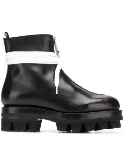 Alyx Chunky Sole Ankle Boots In Black