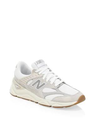 new balance lifestyle x90 reconstructed nimbus white & moon grey shoes