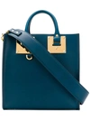 Sophie Hulme Boxy Shoulder Bag In Blue