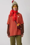 Acne Studios Oversized T-shirt Dusty Red