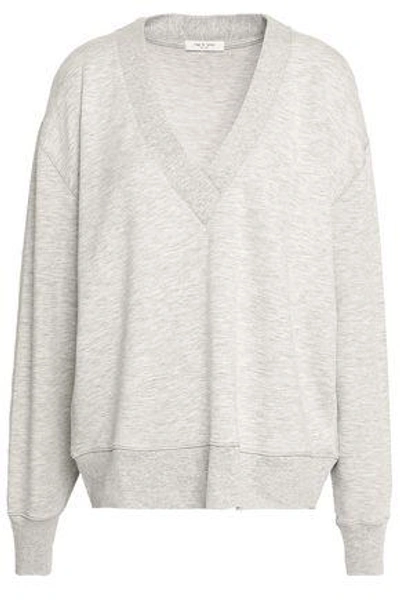 Rag & Bone Woman French Modal-blend Terry Top Light Gray