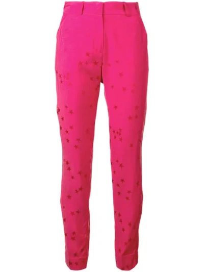 Equipment Star Print Trousers In Pink